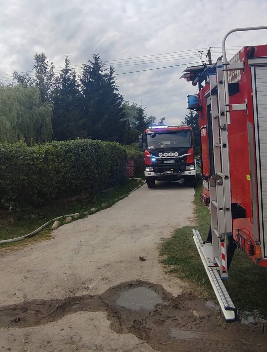 "Nie jest łatwo prosić o pomoc." Pożar domu w Mszanie w gminie Brodnica. Mieszkańcy stracili dach nad głową