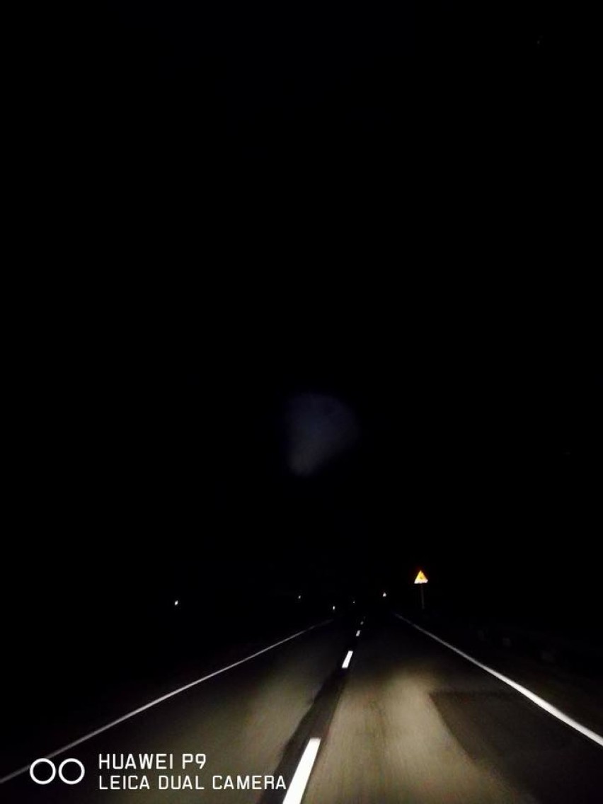 Ufo, czy rakieta? Kierowcy pod Markuszowem sfotografowali niezidentyfikowany obiekt