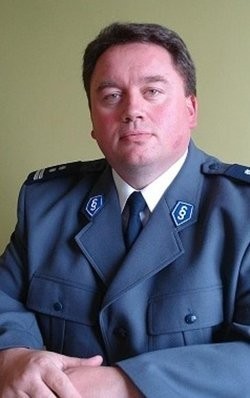 Mirosław Żabiński, komendant policji w Szamotułach