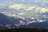 Karkonosze. Dobra widoczność w górach, ale na szlakach śnieg