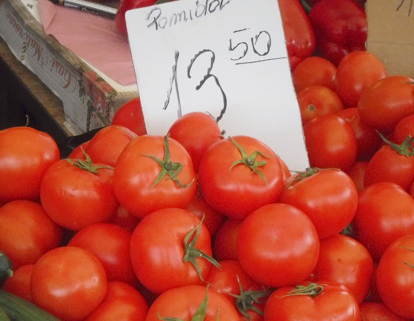 Pomidory 13,50 za kilogram