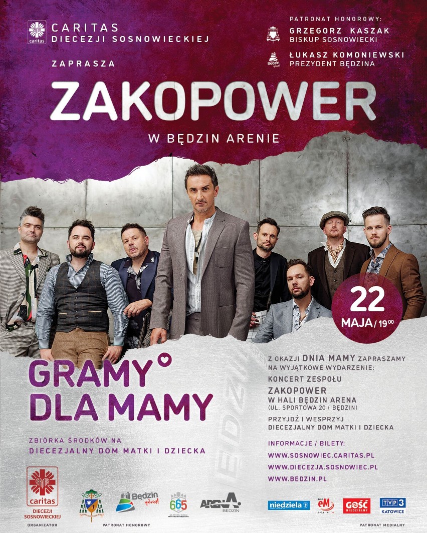 Zespół Zakopower 22 maja wystąpi w Będzinie...
