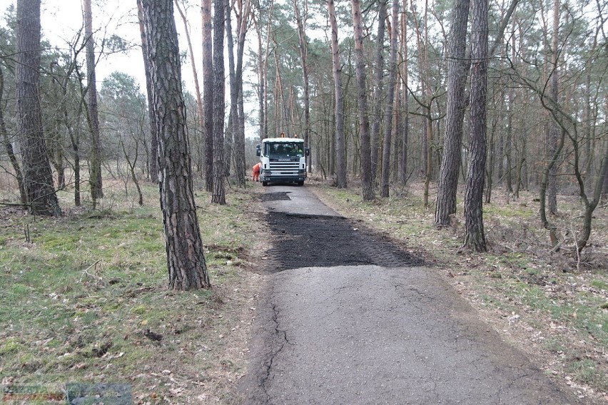 Remont ścieżki rowerowej z Włocławka do jez. Wikaryjskiego