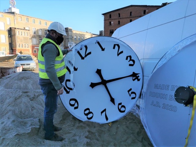 Nowy zegar w Nowej Soli.