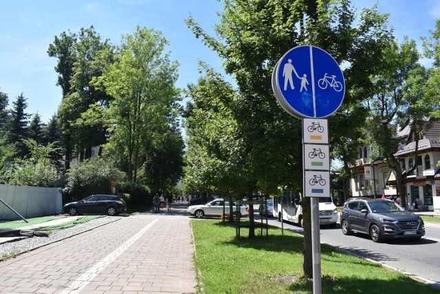 Nowe oznakowania tras rowerowych w Zakopanem