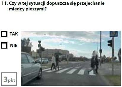 W nowych testach na prawo jazdy na przeczytanie pytania i...