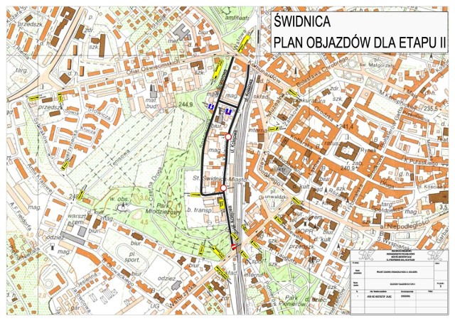 Świdnica: Znów utrudnienia na Kolejowej