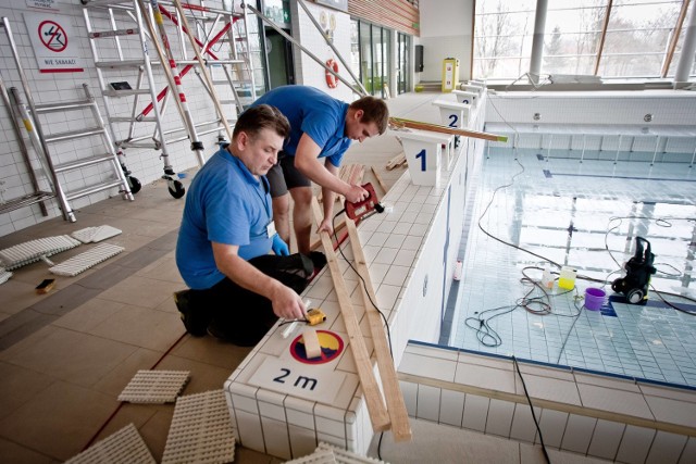 Trwa przegląd gwarancyjny urządzeń basenowych i saunarium w wałbrzyskim Aqua-Zdroju