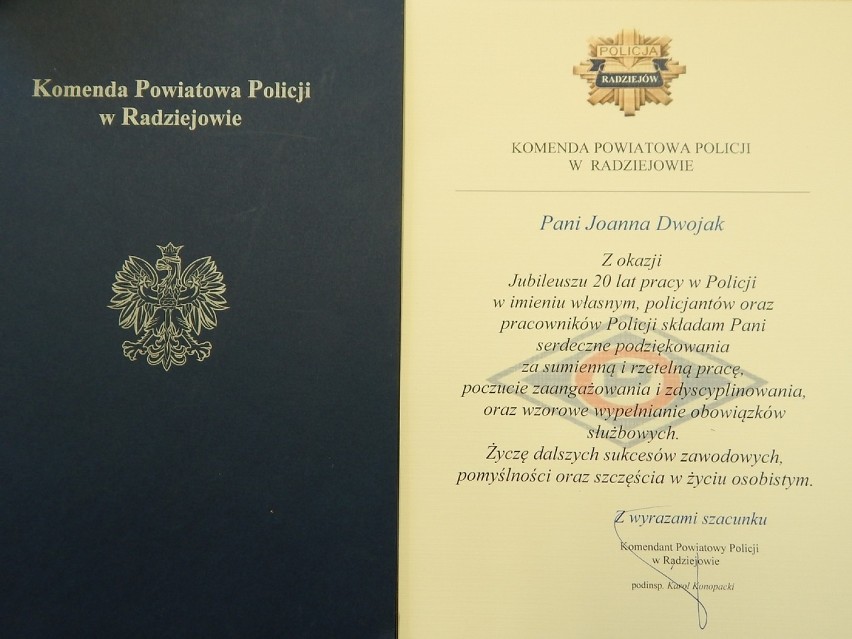 Mianowania i jubileusz w Komendzie Powiatowej Policji w Radziejowie [zdjęcia]