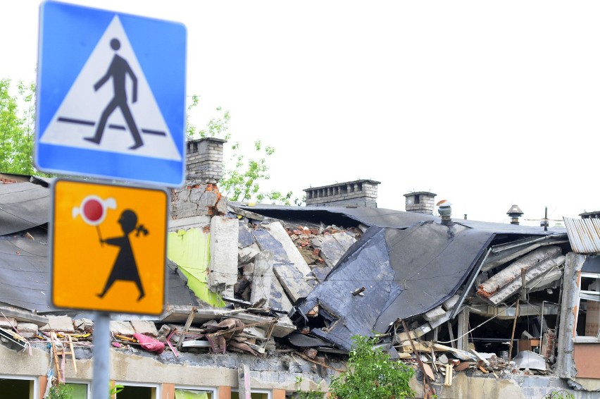 Wybuch zniszczył żłobek w Krakowie (ZDJĘCIA)