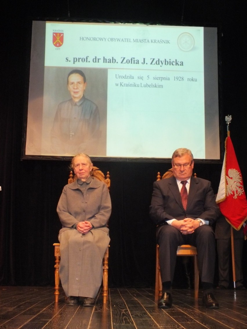 Tytuły honorowych obywateli Kraśnika przyznano w środowe...