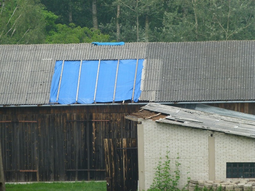 Gm. Fajsławice: Potężna burza przeszła przez gminę (ZDJĘCIA)