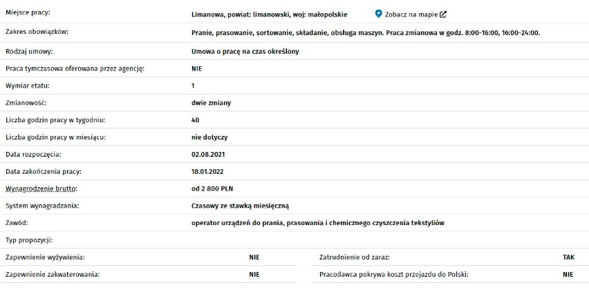 OPERATOR URZĄDZEŃ PRALNICZYCH I MAGIELNICZYCH 
Numer: S t P...