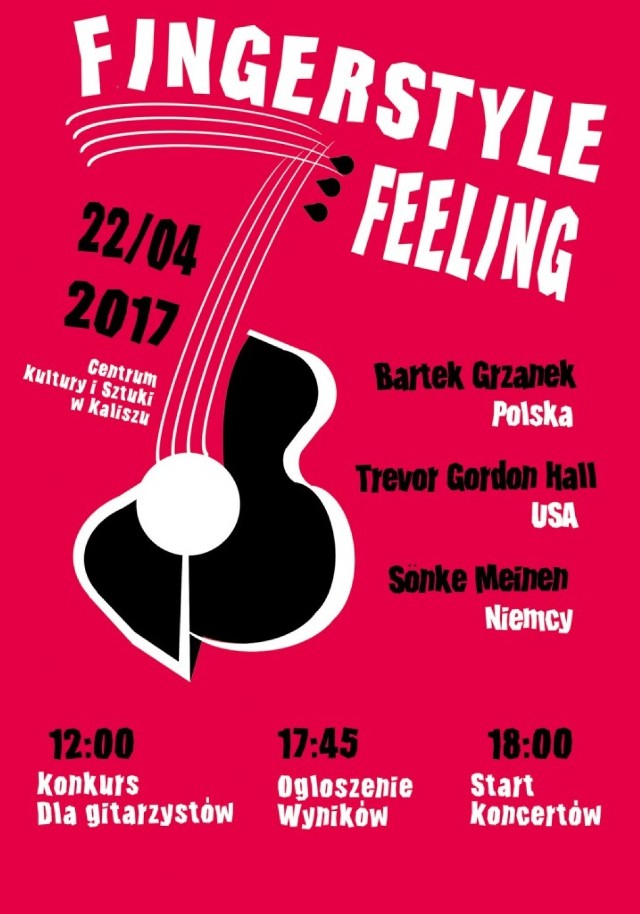 Centrum Kultury i Sztuki w Kaliszu. 7. Fingerstyle Feeling Festiwal