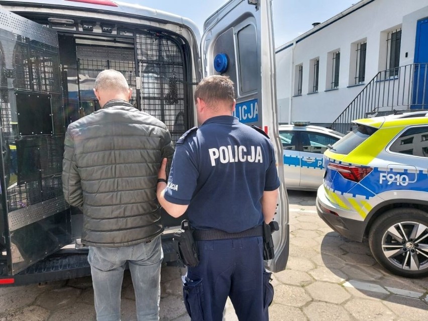 Policjanci z Bełchatowa zatrzymali poszukiwanych mężczyzn