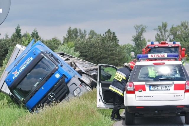 Chałupki wypadek ciężarówki/ FOT. RADIA VANESSA