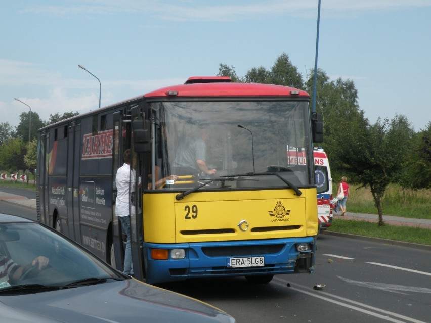 Wypadek na skrzyżowaniu ul. Jagiellońskiej i Piastowskiej w...