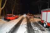 Wypadek pod Szczercowem. Trzy osoby zostały ranne