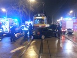 Zgierska - Kniaziewicza: wypadek tramwaju linii 46 [ZDJĘCIA]