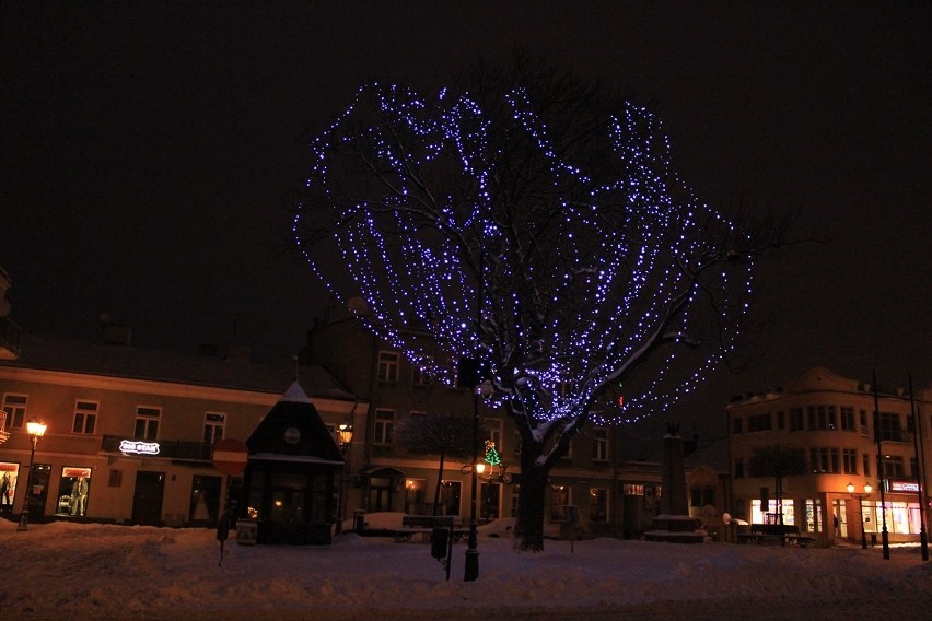 Zasypane śniegiem miasto