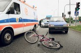 Rowerzystka potrącona na ścieżce rowerowej