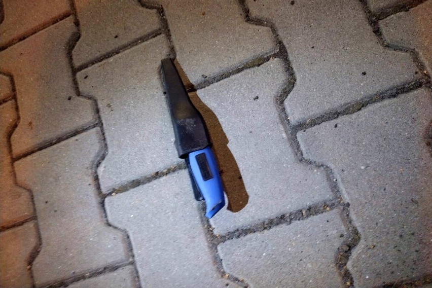 Napadł z nożem w ręku na stację paliw w Piotrkowie. Policja...