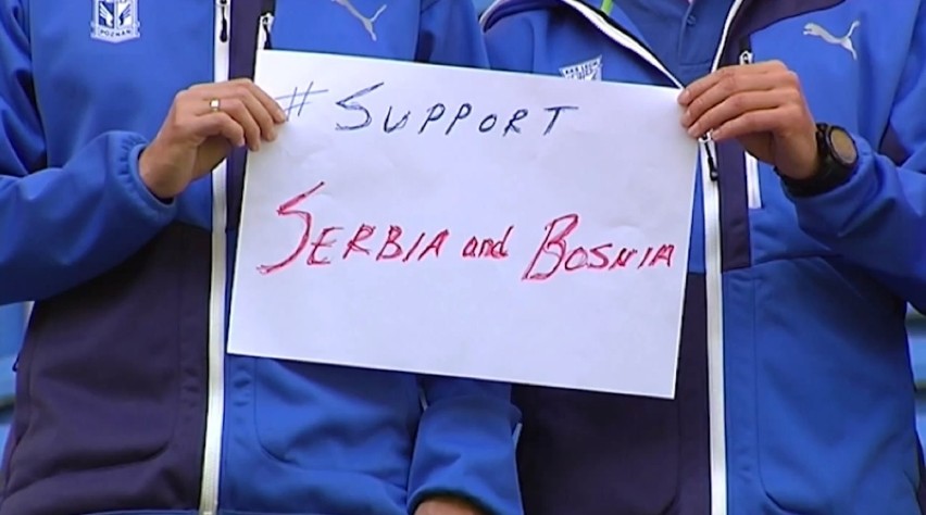 Piłkarze Lecha apelują o pomoc dla Serbii i Bośni