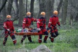 Ćwiczenia strażaków i ratowników na zbiorniku Żelazny Most (ZDJĘCIA)