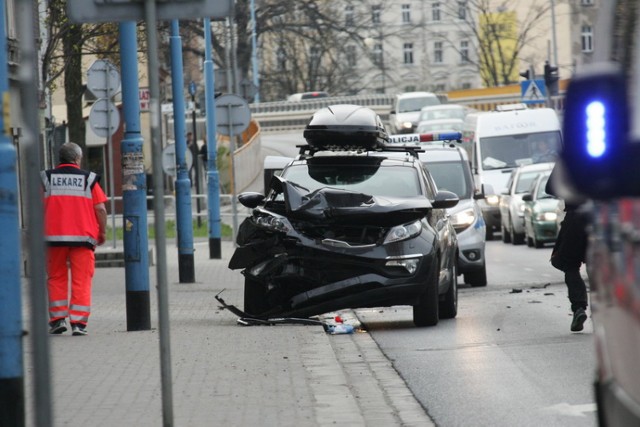 Wypadek na ulicy II Armii Wojska Polskiego w Legnicy