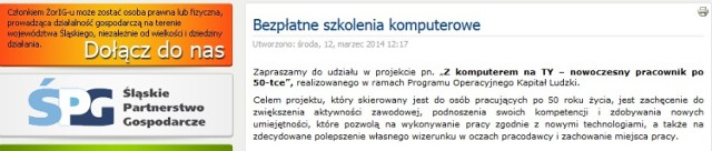 Żory: Bezpłatne szkolenia komputerowe