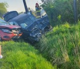 Wypadek w Jejkowicach. Doszło do czołowego zderzenia osobówek. Jedna osoba w szpitalu