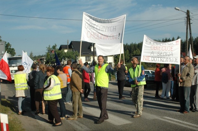 Gmina Starogard. Blokada dróg w czerwcu 2013