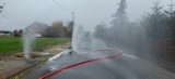 Gmina Dobrzyca. Uszkodzony gazociąg w miejscowości Strzyżew. Ewakuowano 10 osób