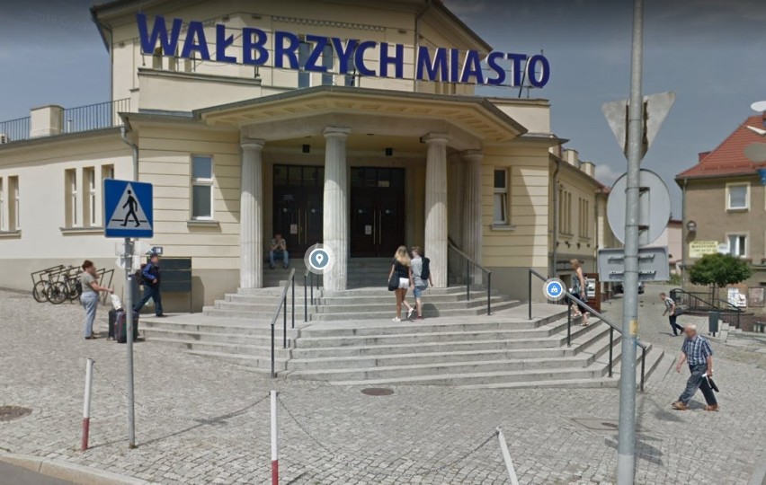 Google Street View na Starym Zdroju w Wałbrzychu