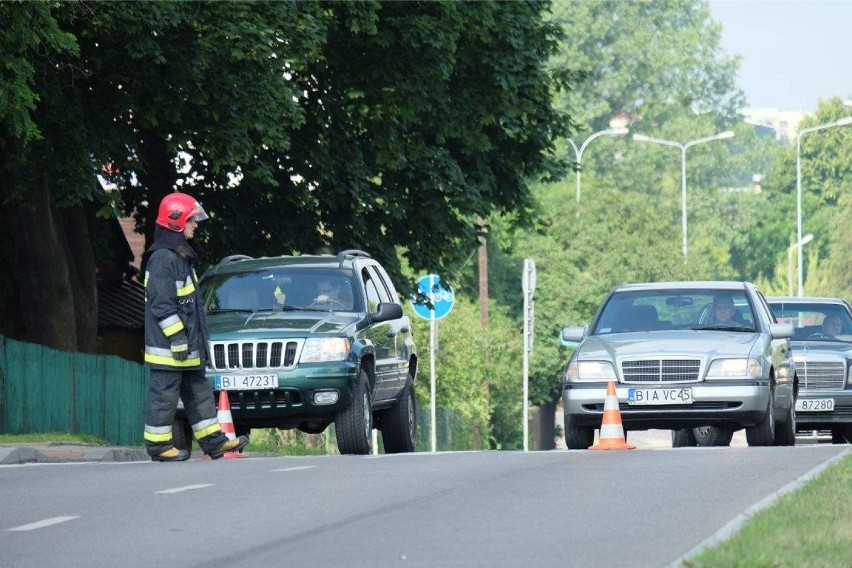 Paliło się poddasze murowanego niewielkiego domu na...