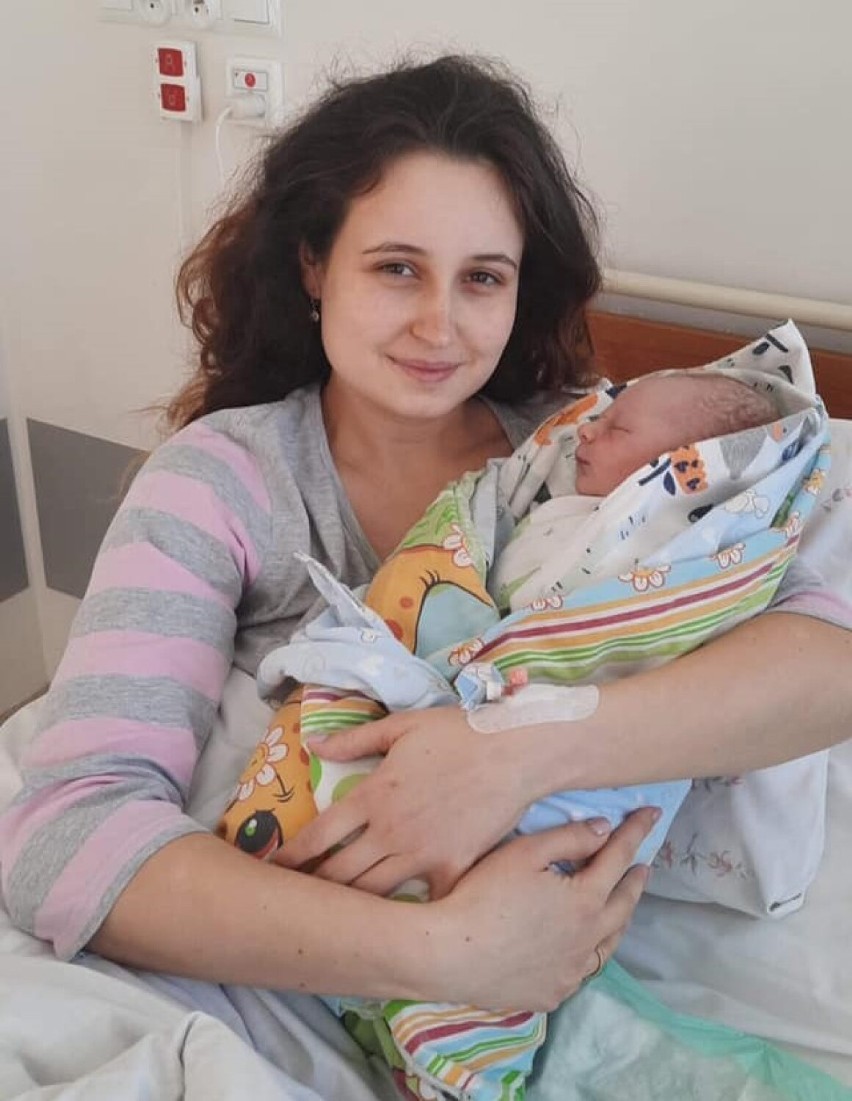 Pierwszy "uchodźczy" poród w Goleniowie. Pani Olena ma syna