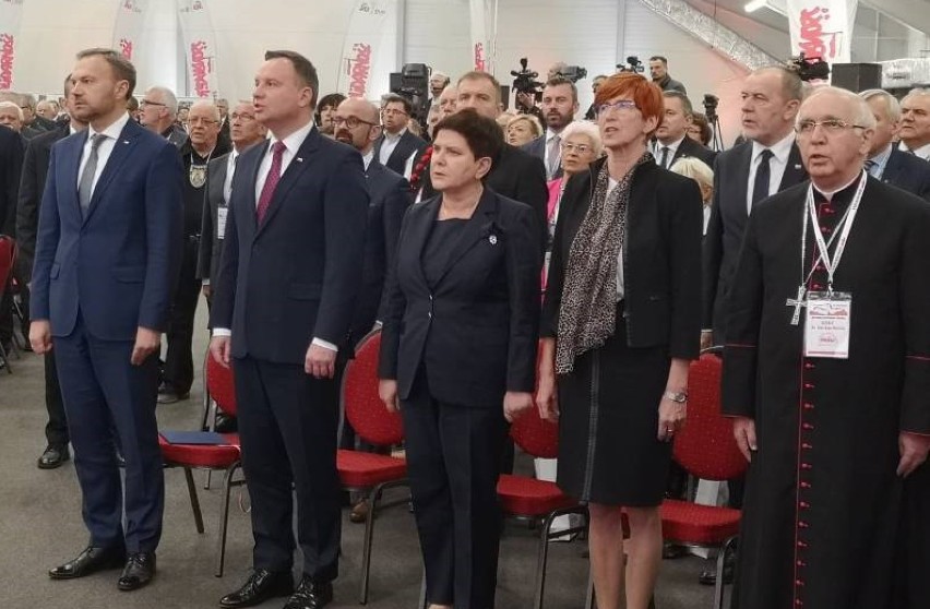 Prezydent Andrzej Duda jest w Częstochowie [ZDJĘCIA]. Przyjechał na Krajowy Zjazd Solidarności