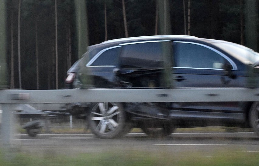 Wypadek między węzłami Polkowice Południe i Lubin Północ, korek na S3 w kierunku Legnicy