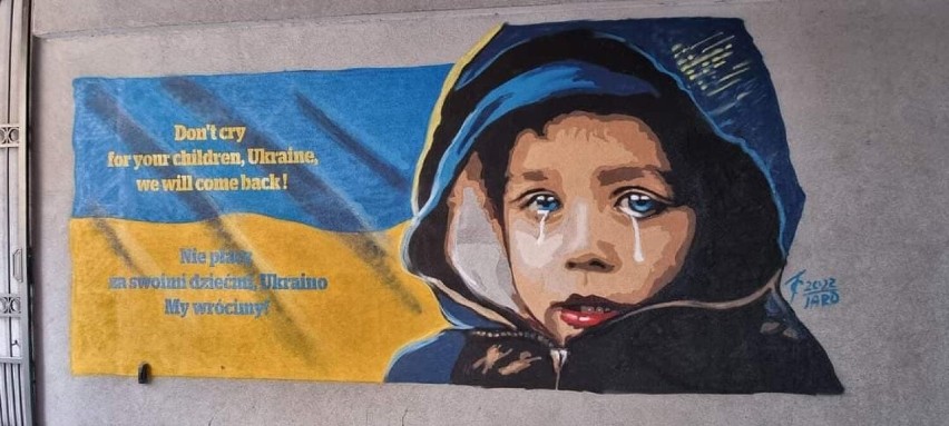Nowy mural przy ulicy Warszawskiej we Wrześni