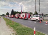 Dwa zastępy strażaków walczyły z pożarem lakierni w gminie Swarzędz 