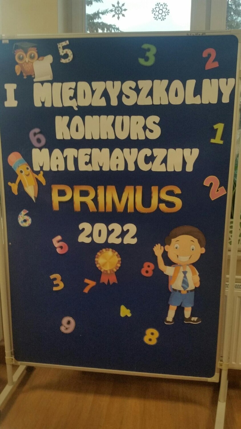 I Międzyszkolny Konkurs Matematyczny dla uczniów klas drugich "Primus" w Kielcach. Były nagrody i puchary. Zobacz zdjęcia 