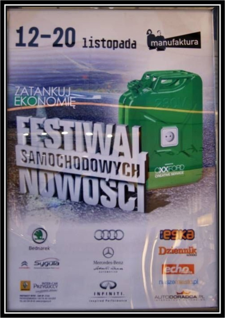 Plakat Festiwalu Samochodowych Nowości.fot. Mariusz...