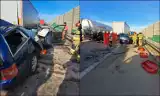 Wypadek śmiertelny na autostradzie A4 na Dolnym Śląsku i ogromne korki przy granicy