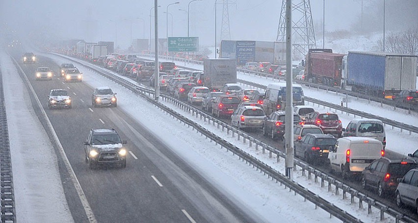 Tak wygląda w piątek, 6 12 2013 r. obwodnica Trójmiasta