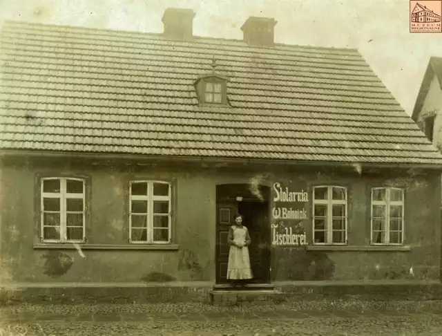 Stolarnia Wincentego Bałoniaka w Kobylinie (sprzed 1919 r.)