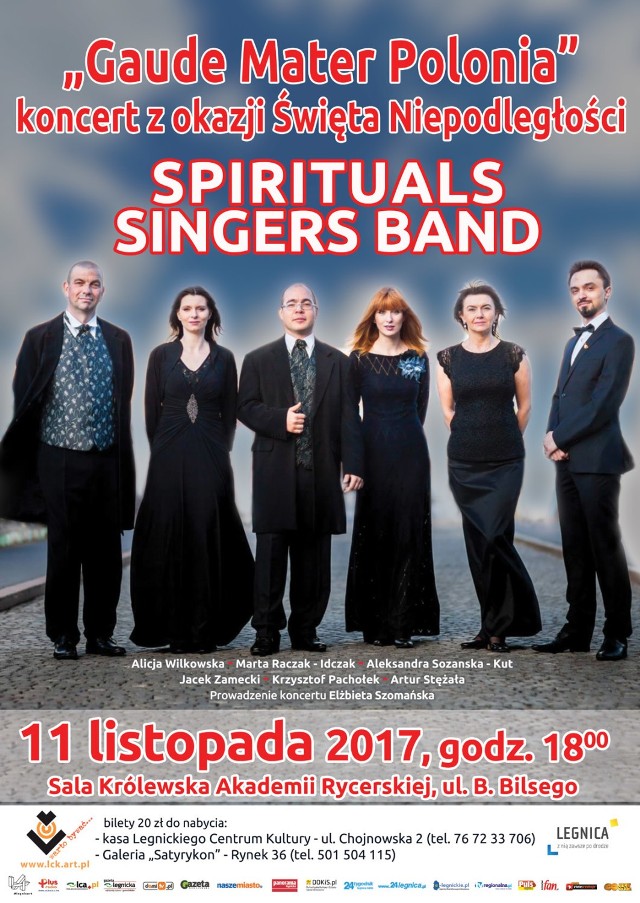 Spirituals Singers Band w Legnicy. Na koncert zapraszamy 11 listopada