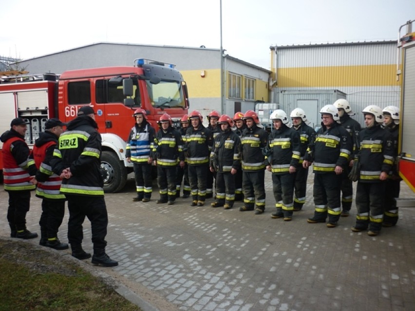 Ćwiczenia Państwowej Straży Pożarnej w Złotowie