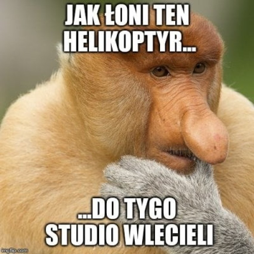 Helikopter w Wiadomościach TVP MEMY. Nowa odsłona i nowe...