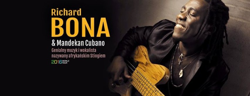 Richard Bona w Starym Maneżu

Richard Bona jest artystą...