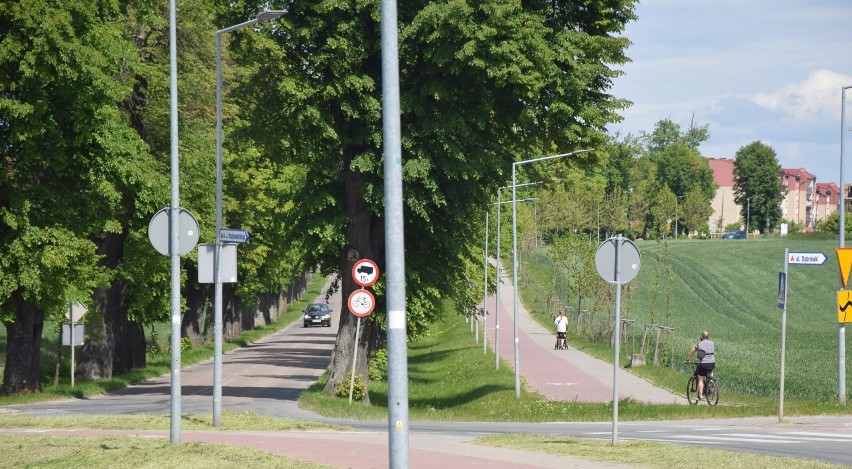 Ulica Dąbrówki w Malborku